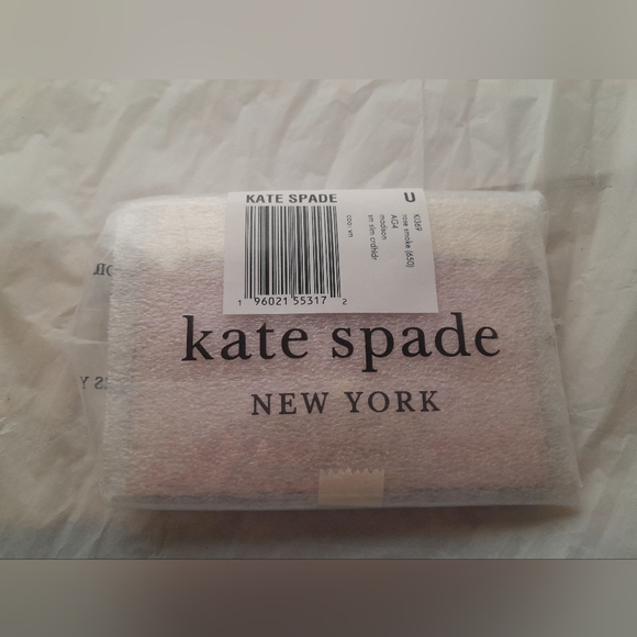 New Kate Spade Madison Card Holder In Rose Smoke Color NWT - Picture 3 of 13